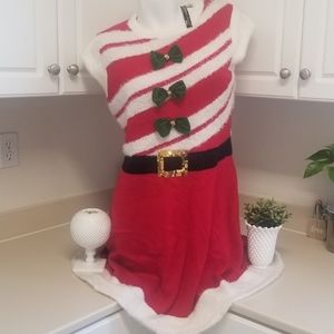 UGLY SWEATER DRESS Christmas Holiday. SIZE LARGE. NEW